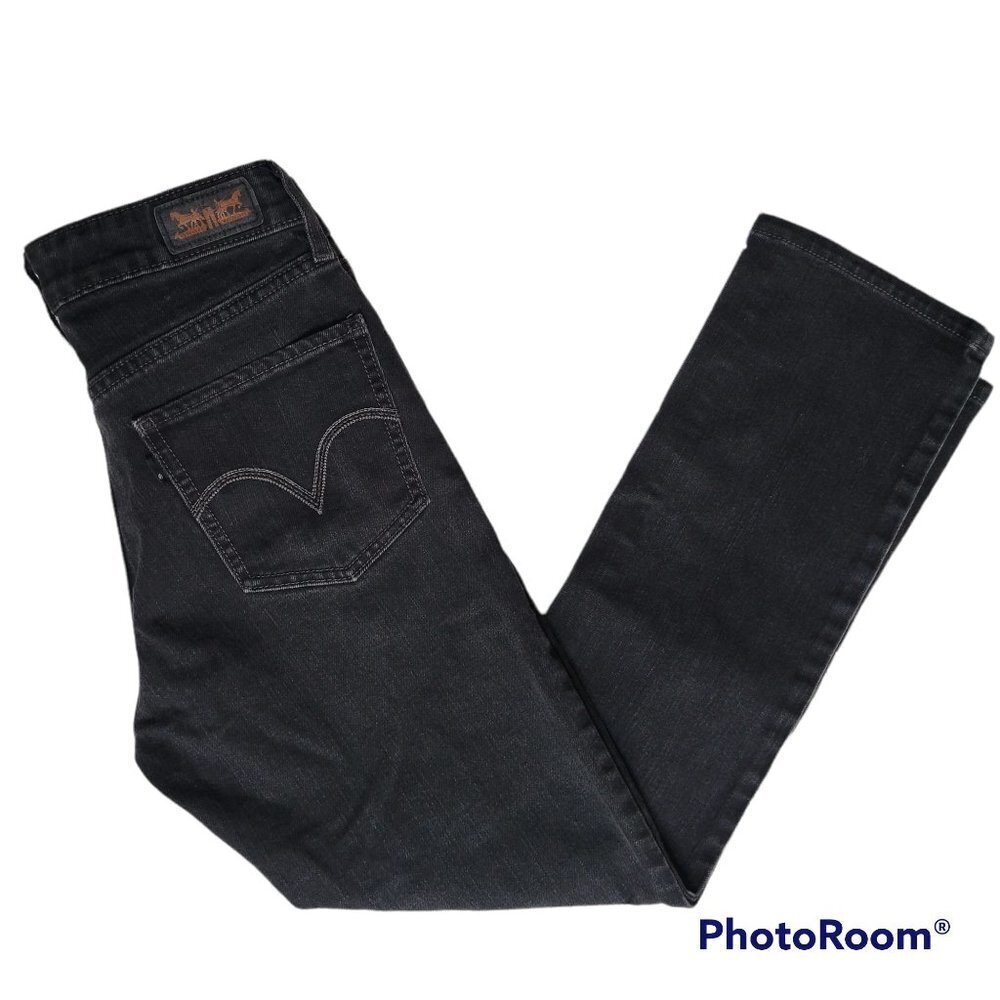 Levi's Black Mid-Rise Skinny Jeans
